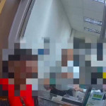 一名婦人，日前接到「孫子」求助訊息，急喊「卡在柬埔寨沒錢回家」而急忙前往郵局辦理匯款，經警銀聯手守住阿嬤荷包。（集集警分局提供）