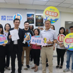 南投縣府新聞及行政處榮獲國際級白金獎。（記者扶小萍攝）