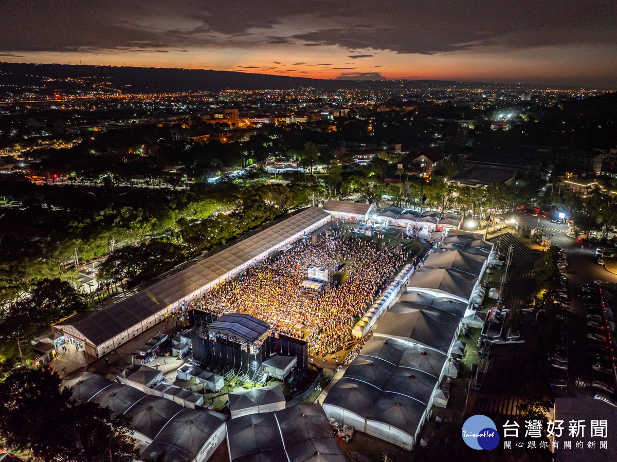一心二夜演唱會吸睛轟動。（縣府提供）