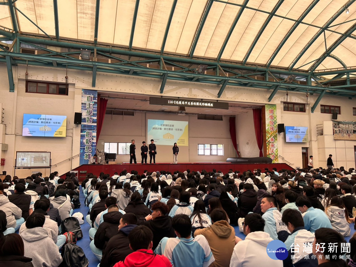 竹市府攜手警察局　深入校園法治宣導