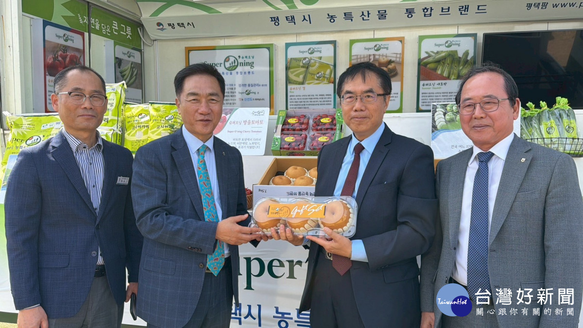 行銷臺南鳳梨　黃偉哲赴韓參加花朵郊遊慶典