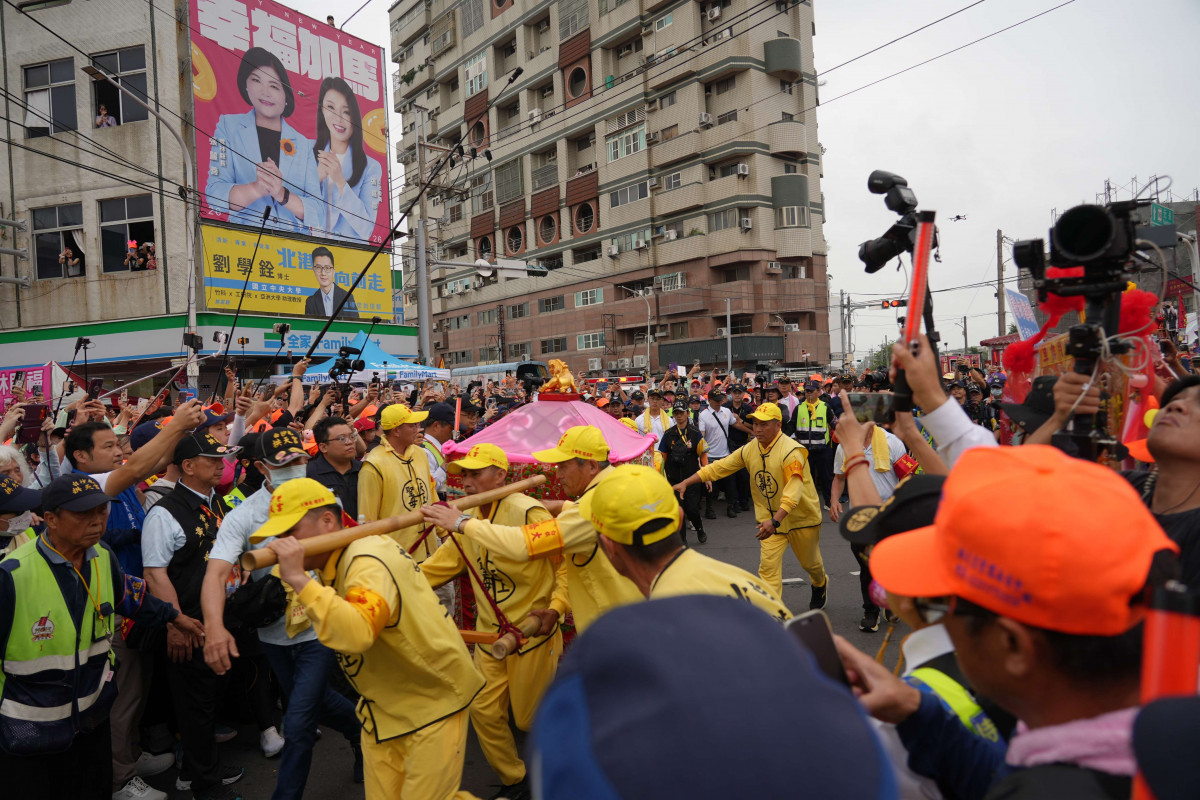 白沙屯拱天宮主委洪文華表示，今年進香報名人數再創新高，突破46萬人／翻攝照片