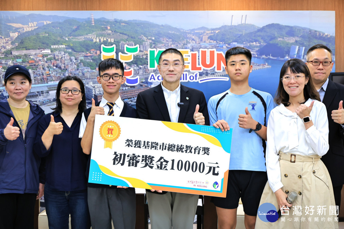 逆境中堅定前行　謝國樑接見表揚總統教育獎複選學生