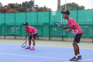 115年全中運嘉義縣永慶高中軟網雙打挺進8強／嘉義縣府提供