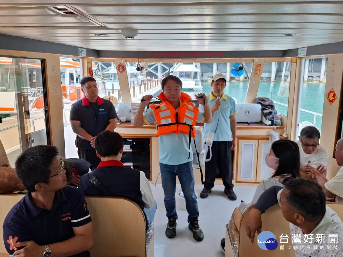 實地操作演練。（縣府提供）