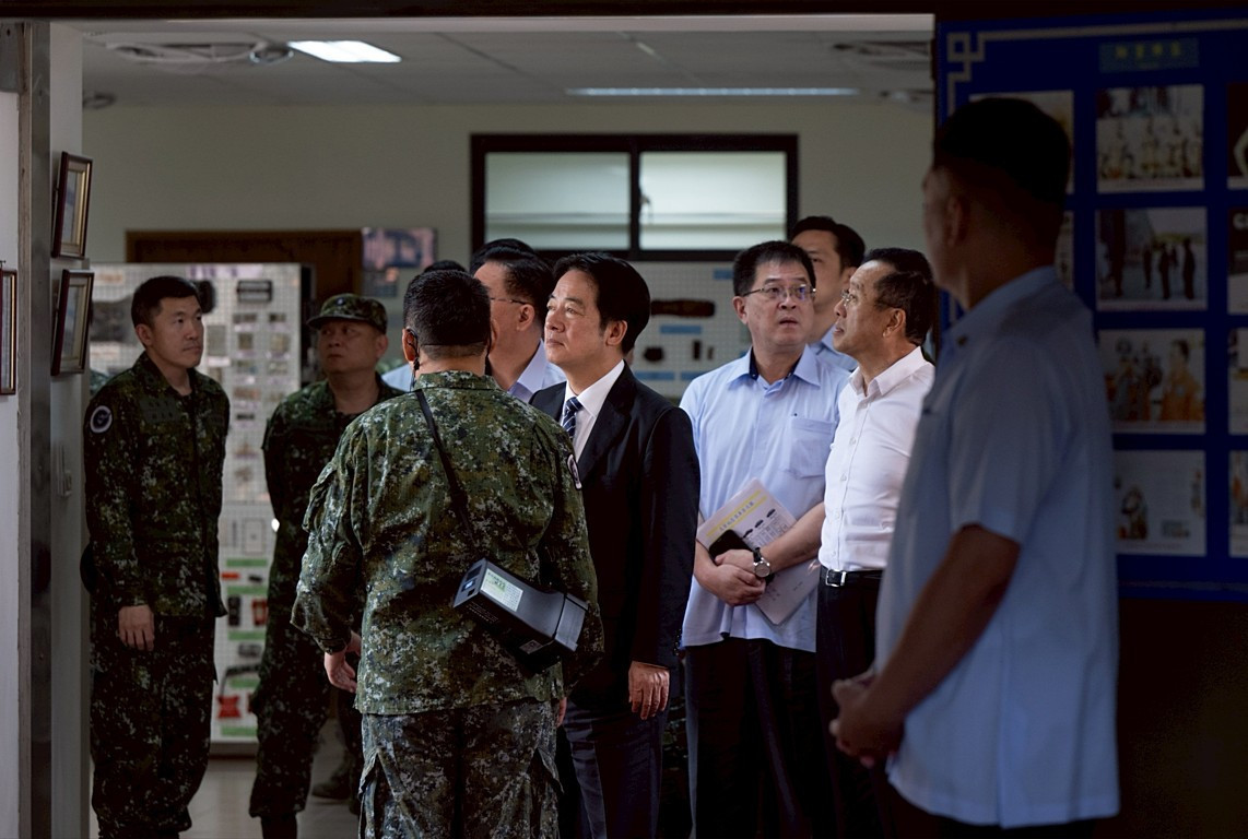 視導高雄國軍訓練中心　賴清德籲支持國防預算以強化戰力　共同守護台灣