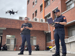 雙媽會彰化！46萬人潮湧入，彰警出動無人機全面應戰。圖／彰化縣警局提供