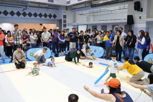 雲林縣「115年寶寶樂幸福」親子活動今天在虎尾綜合社會福利館熱鬧登場／翻攝照片