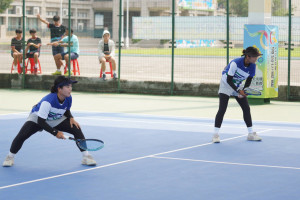 115年全國中等學校運動會軟式網球賽事17日於大林鎮三和國小網球場開打/嘉義縣府提供