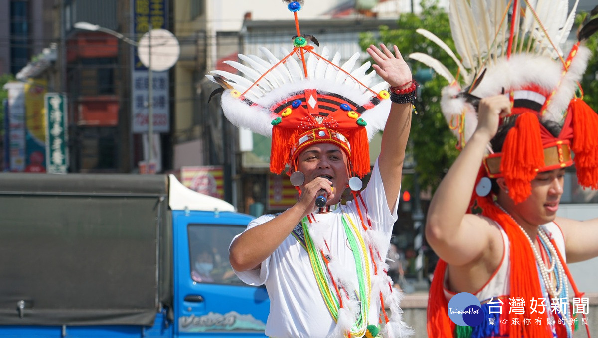 原民文化走進城市　彰化火車站快閃舞動青年能量