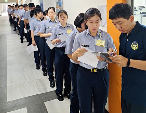 啟用海巡首座無人機學科考場，並辦理首梯學科測驗