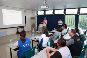 日月潭水上運動訓練中心廚房規劃說明。（縣府提供）
