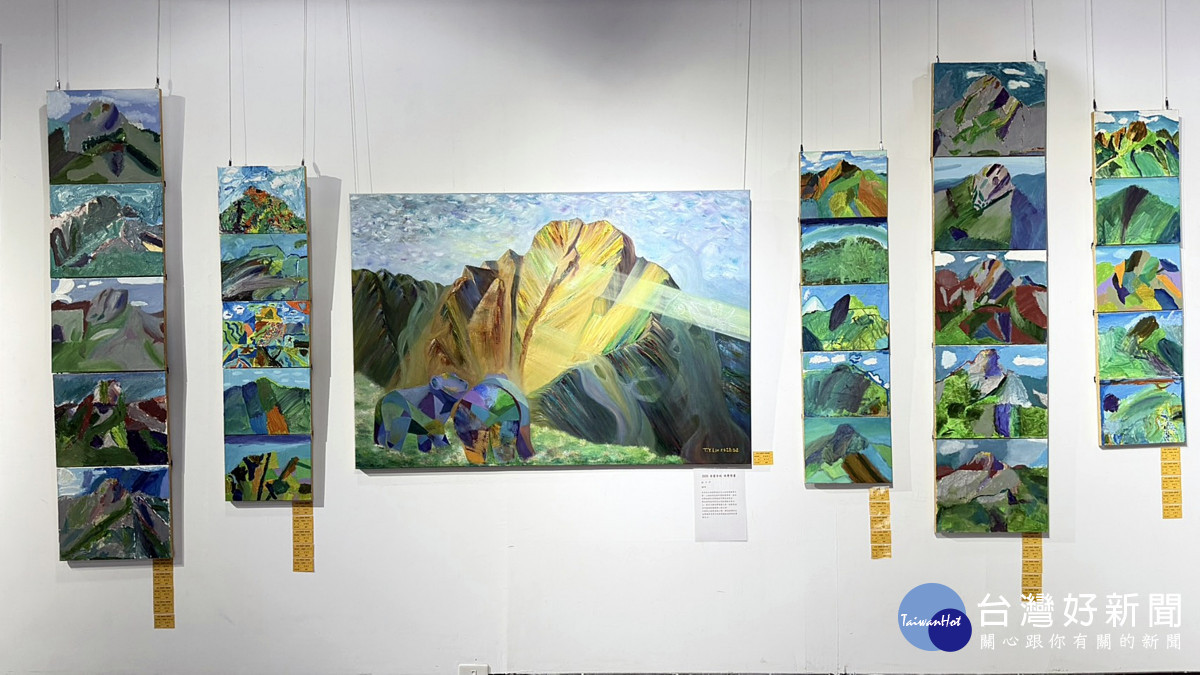 以畫筆告白校園      桃市國中小四校聯展盛大開幕