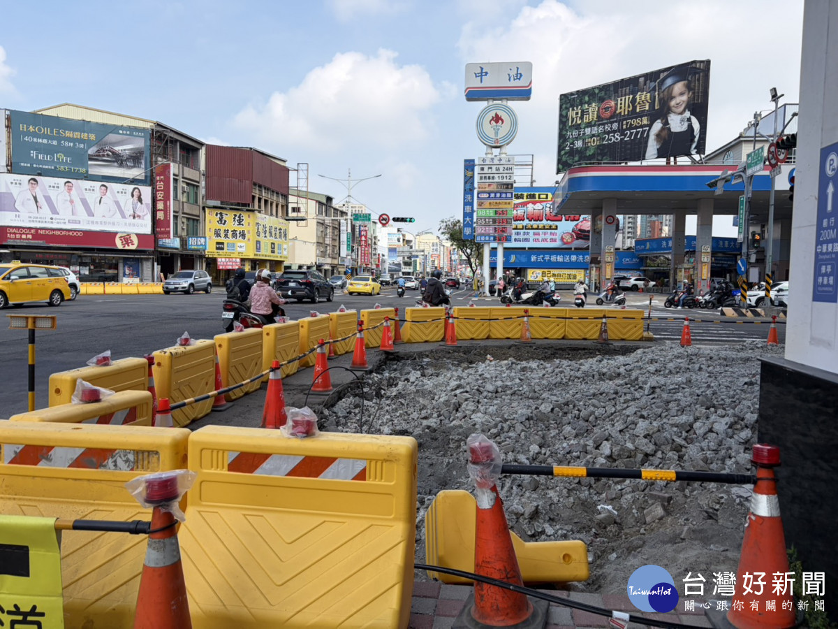 台南中華東路人行道工程　目標年底前全數完工