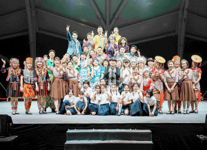 龍岡米干節戶外劇場《美味當家》合影