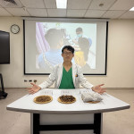 衛生福利部臺中 醫院中醫科鄭惟仁醫師說明，中醫利用麥芽等中藥可有效抑制兒童性早熟。圖/台中醫院