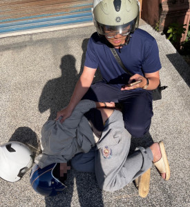 警方埋伏逮毒品通緝犯 。