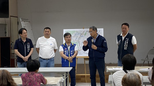 立委楊瓊瓔及台中市議員吳呈賢、吳建德辦理「臺中市大雅區月祥路、平和路、信義路、仁愛路、仁愛西路、仁愛北路、仁愛南路、忠孝路等巷弄自來水管線汰換工程」說明會。