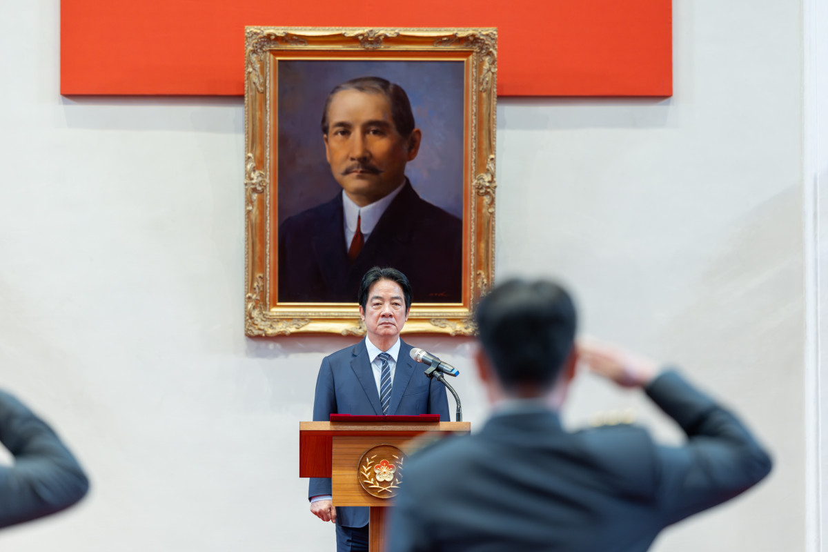 主持將官晉任授階　賴清德：盼立院支持不打折國防特別預算