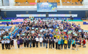 嘉義縣「議長盃桌球錦標賽」今（29）日上午舉行開幕典禮，今年報名隊伍達160隊、共1,301人次／嘉義縣府提供