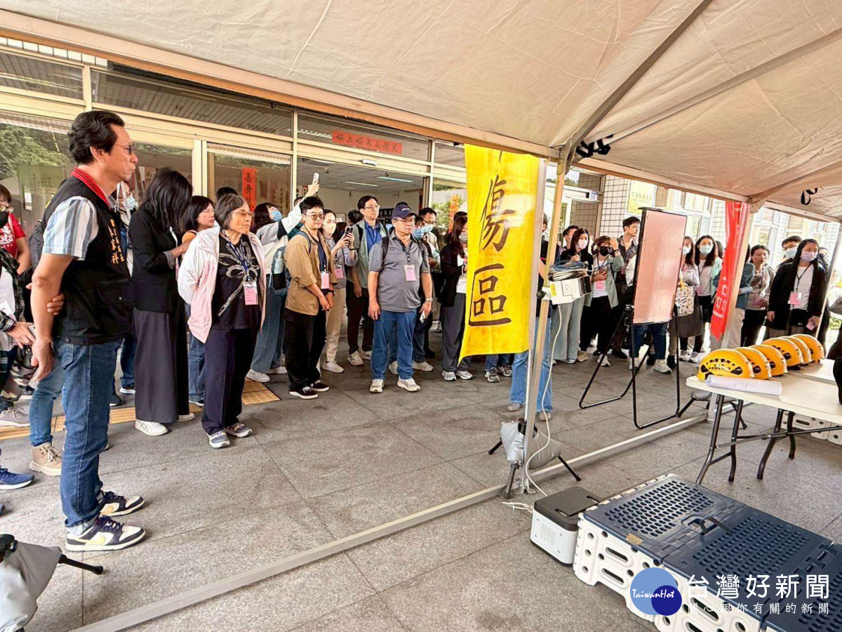 前進花蓮「馬太鞍」　雲林衛生體系取經DMAT實戰經驗