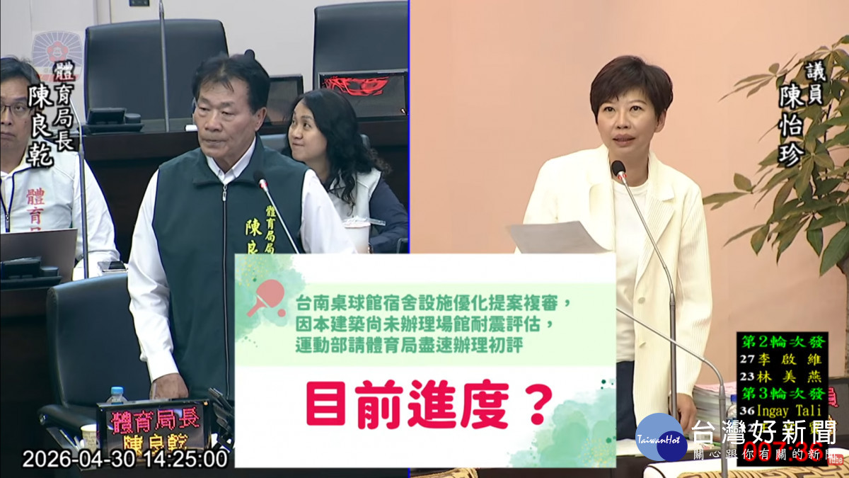 議員陳怡珍關注台南體育發展　爭取民德國中設置橄欖球專任教練