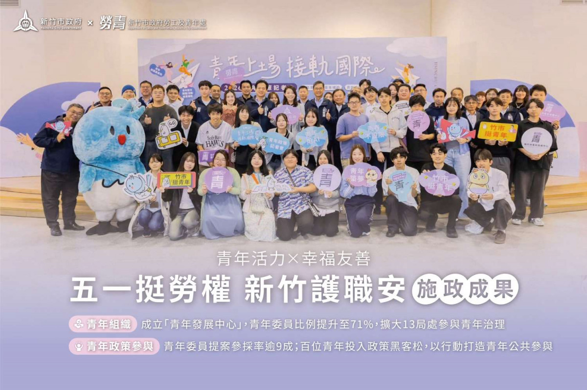 五一勞動節向勞工致意　竹市推出兩大新制