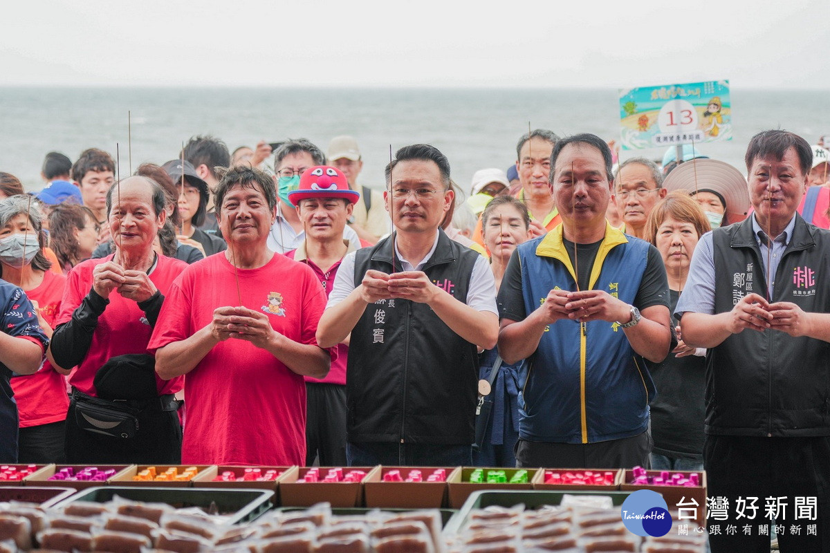 全台唯一石滬媽祖在桃園　挑福擔傳承百年望海祭儀