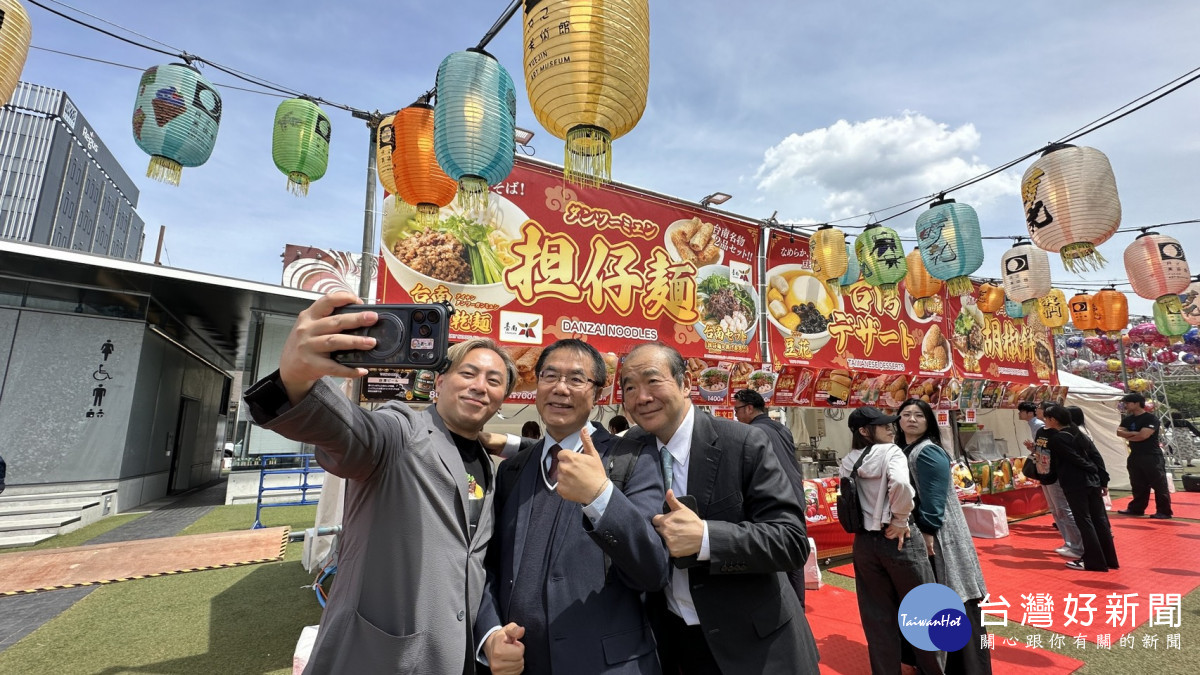 黃偉哲直飛熊本「台灣祭」　深化台日互動