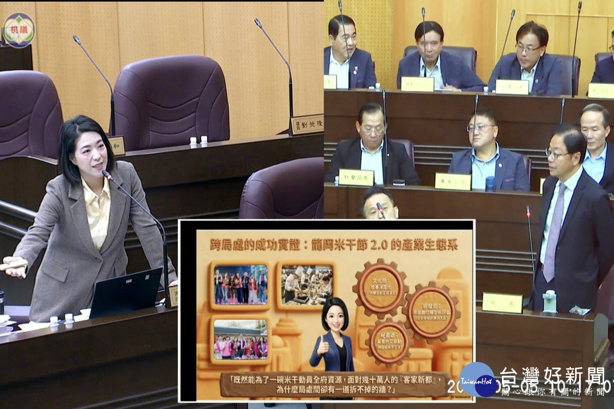 為弱勢兒少發聲，桃園市議員張碩芳詢桃園市長張善政政。<br />
