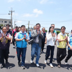 房裡溪南溪橋改建竣工通車　鍾東錦帶領地方祈福過橋歡慶水患不再