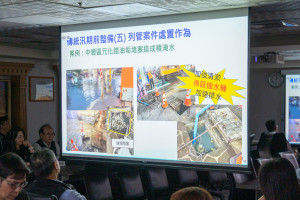 市府持續加強巡查、清淤及跨機關協調，全力降低積淹水風險。