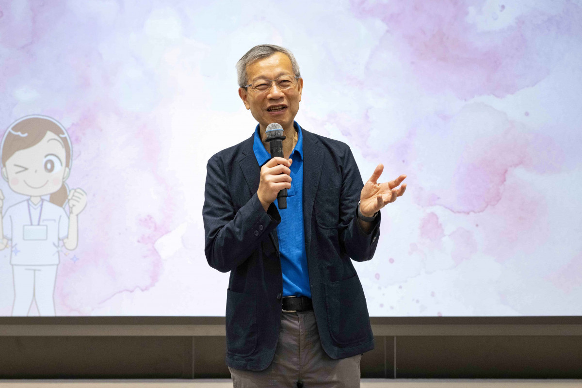 彰化縣衛生局長葉彥伯出席活動，肯定彰基打造護理友善職場及對醫護的支持。圖／彰基醫院提供