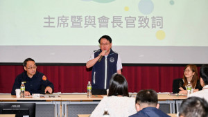 桃園地檢署聯合蘆竹分局統合檢警調戰力 ，展現維護清明選風決心。