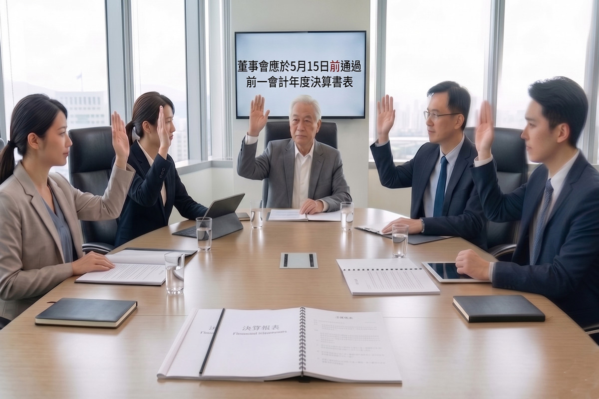 桃園市政府經發局提醒，企業務必5、6月如期完成商業決算及財報承認，違規最重罰30萬元。<br />
