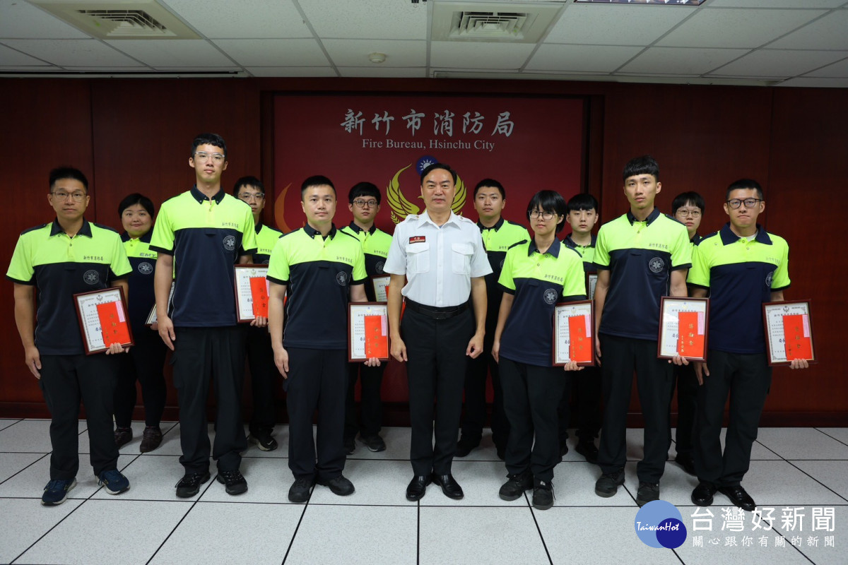 竹市消防英雄搶救癲癇OHCA患者　成功挽回市民性命