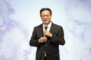 彰基總院長陳穆寬教授聲明，所有代言都是AI深偽詐騙影片，民眾勿受騙。圖／彰基提供