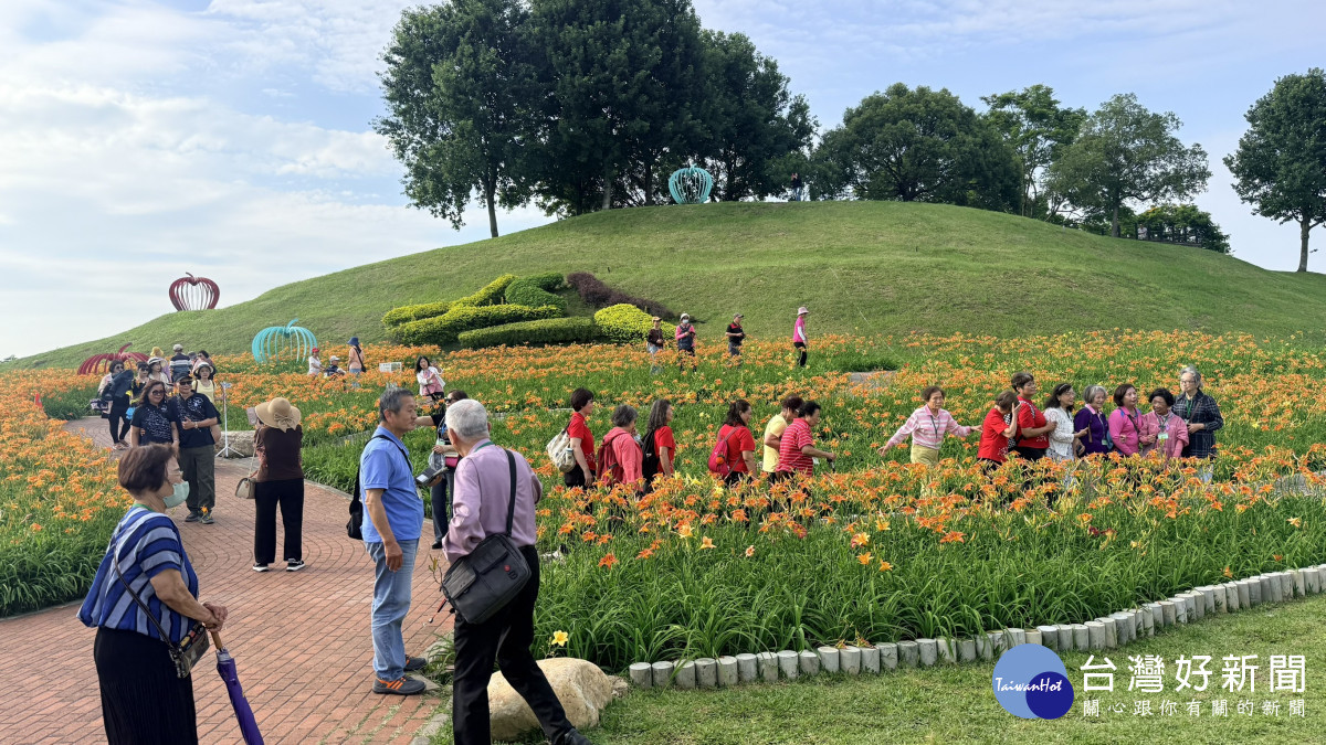 后里環保公園金針花海綻放展現最美的初夏風景