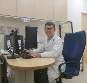 北榮新竹分院內視鏡室吳治軒主任。