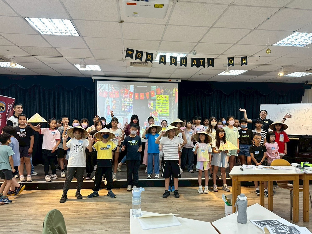 大葉大學扶英計畫英語營　帶領學童認識印尼與越南文化