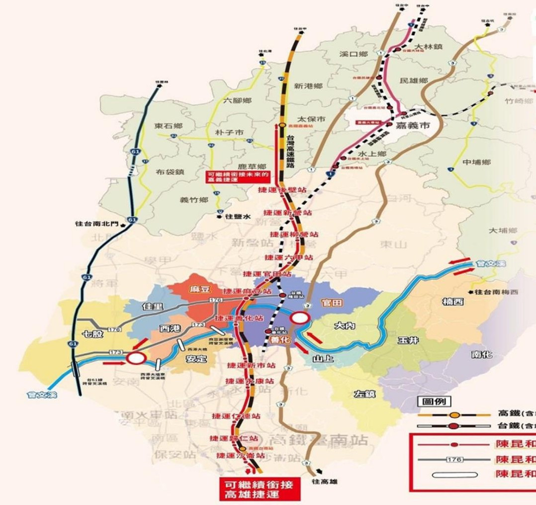 深綠線延至溪北。