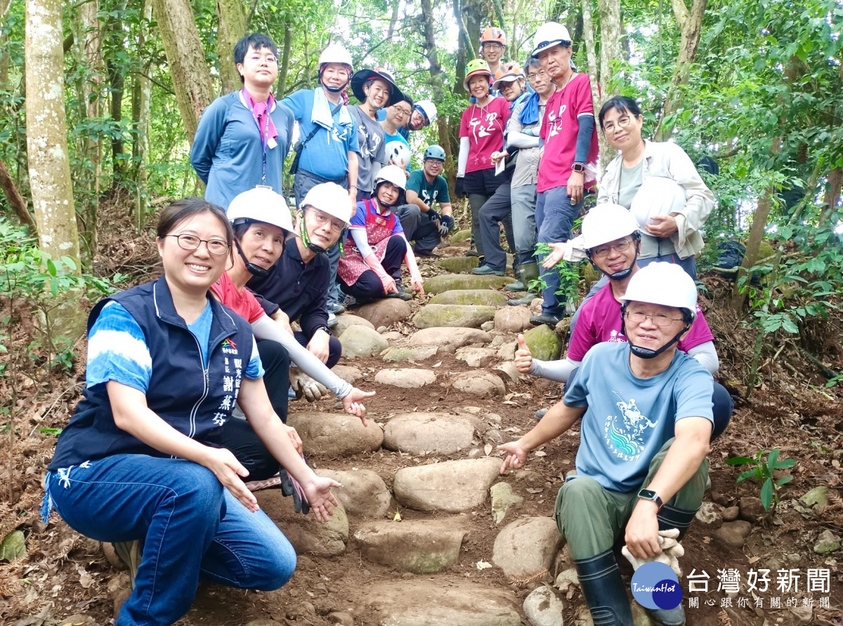 近50名志工齊力守護山林「用雙手修一條山路」
