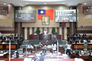 南投縣埔里區議員關切福興史港里集會所興建。（縣府提供）