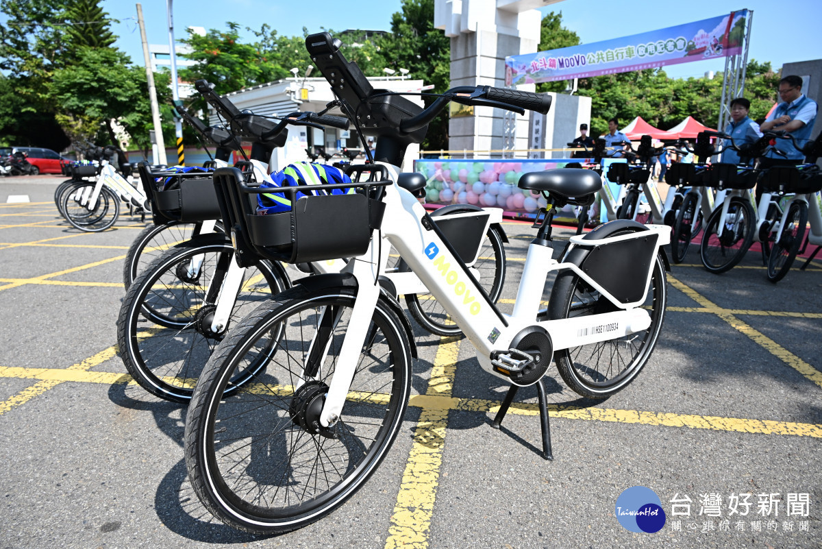 MOOVO進駐北斗,8站80車打造低碳慢遊新體驗。圖/記者鄧富珍攝