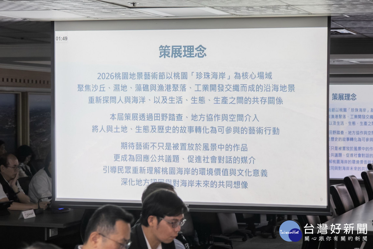 桃園地景藝術節7月點亮珍珠海岸　張善政：打造安心藝文景點歡迎親子走訪