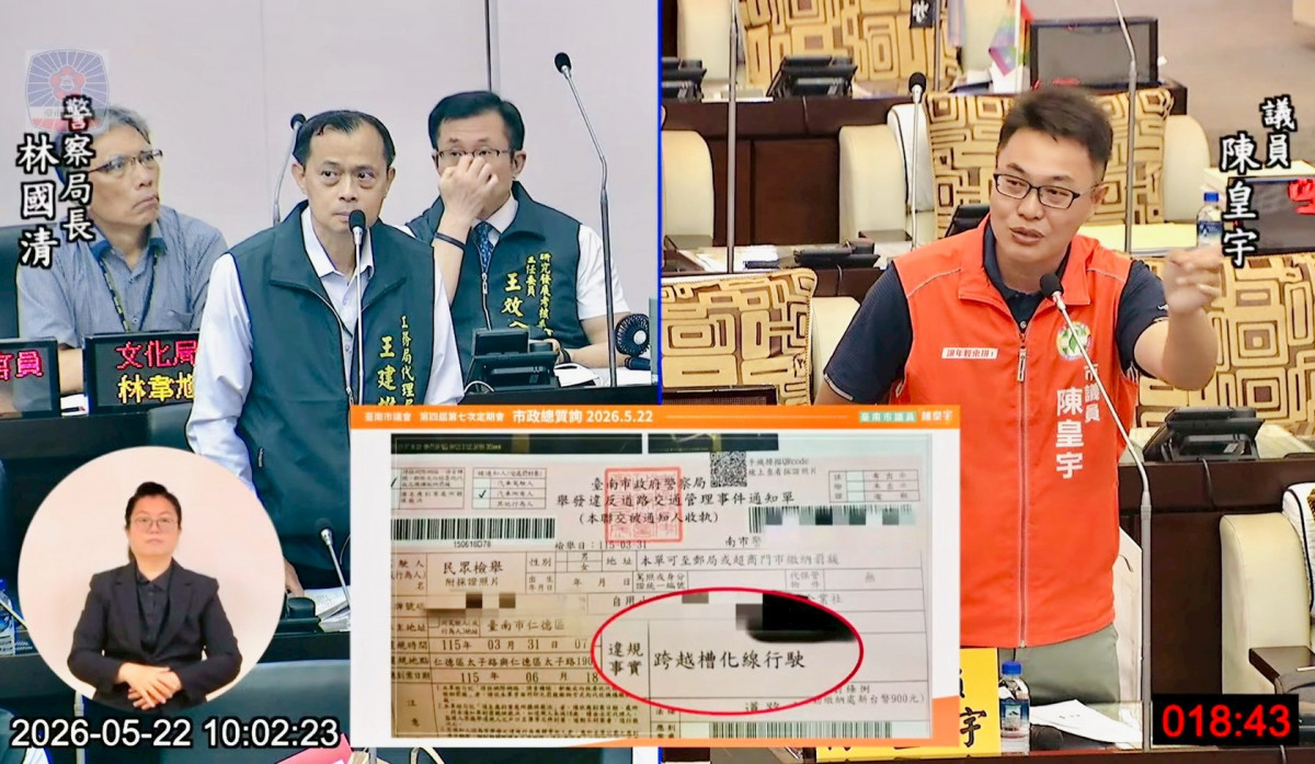 天天開出百張罰單　臺南仁德太子路槽化線淪「搶錢陷阱」