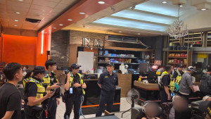 八德警分局舉行雷霆除暴專案，強力打擊街頭犯罪，維護地區安全。