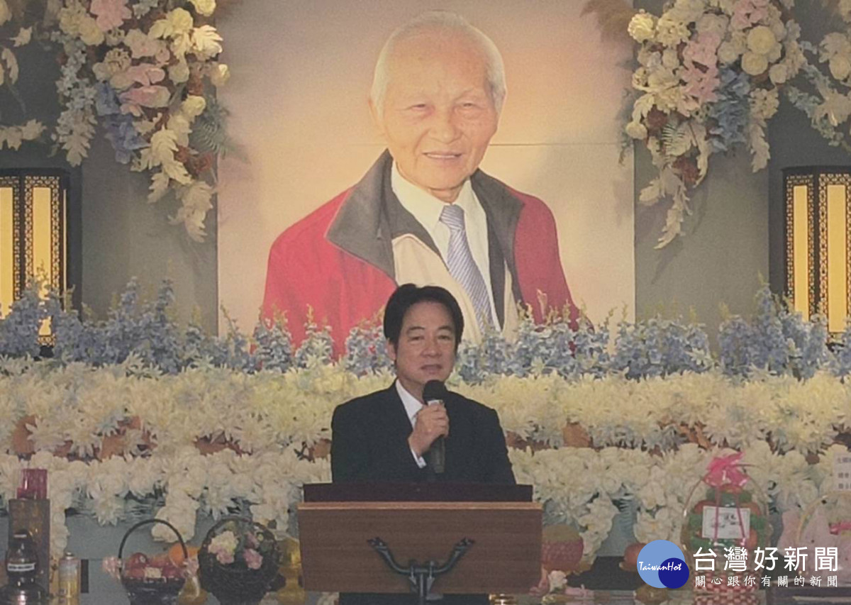賴清德感謝「川叔」積極推動公益與宗教文化，感謝他對宗教與公益的深遠貢獻。（圖／記者陳致愷攝影）