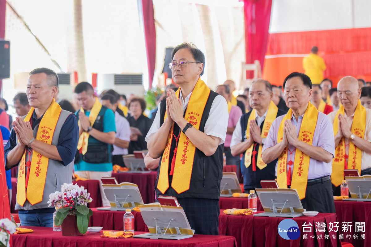 桃園天公廟275週年攘災賜福祈安法會　張善政祈福市立醫院工程推動平安圓滿