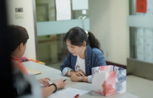 溫芝樺完成領表，全力角逐彰化市長拚首位女性市長。圖／溫芝樺提供